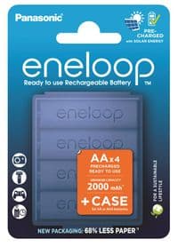 Акумулятор Panasonic Eneloop NI-MH   AA 2000  мАг, 4 шт, з кейсом для зберігання