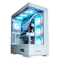 Корпус Zalman P50 DS без БП, 2xUSB3.0, 1xUSBType-C, 4x120мм ARGB, VGA ___мм, LCS ready, TG Side Panel, ATX, белый
