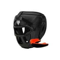 Боксерський шолом RDX T1 Grill Full Black XL (HGR-T1FB-XL)