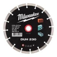 Круг отрезной Milwaukee DUH 230, алмазный для твердого бетона (4932478710)