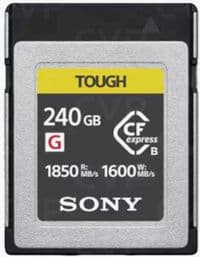 Карта памяти Sony CFexpress Type B 240GB R1850/W1600MB/s Tough