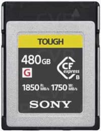 Карта памяти Sony CFexpress Type B 480GB R1850/W1750MB/s Tough