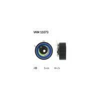 Ролик натягувача ременя SKF VKM 11073