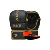 Рукавички для MMA RDX F6 Kara Matte Golden Plus S/M (GSR-F6MGL-S/M+)