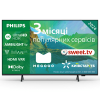Телевизор 55", 60 Hz, UHD, Titan OS, Pixel Precise Bluetooth, 350 cd/m2, sound 20W 55PUS8319/12
