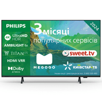 Телевизор 65", 60 Hz, UHD, Titan OS, Pixel Precise Bluetooth, 350 cd/m2, sound 20W 65PUS8319/12
