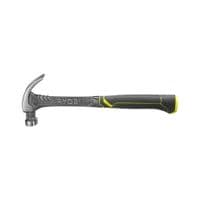 Молоток столярний Ryobi RHHSCC450, 450г, магнітний утримувач, цілісний корпус з кованої сталі, рукоятка скловолокно