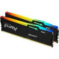 Память для настольных компьютеров Kingston 32GB 6400MT/s DDR5 CL32 DIMM (Kit of 2) FURY Beast RGB EXPO, EAN: 740617343113