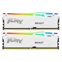 Память для настольных компьютеров Kingston 32GB 6800MT/s DDR5 CL34 DIMM (Kit of 2) FURY Beast White RGB EXPO, EAN: 740617342871