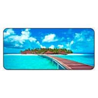 Килимок 300*600 тканинний ''Острів'' з бічним прошивкою, товщина 2 мм, Пакет