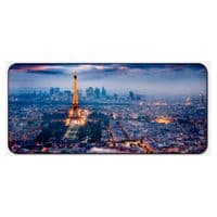 Коврик 300*600 тканевый ''Эйфелева башня'' с боковой прошивкой, толщина 2 мм, Пакет