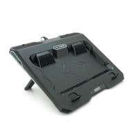 Подставка под ноутбук IceCoorel A3, 10-15.6", 2*60мм 2800&plusmn;10% RPM, корпус пластик, 2xUSB2.0 + LCD + speed controllers, 400x350x45mm, Black, Box, Q20