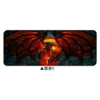 Килимок 300*600 тканинний World of Warcraft Dragon з боковою прошивкою, товщина 2 мм, Пакет