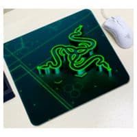 Килимок 200*240 тканинний RAZER 10, товщина 2 мм, колір Black / Green, Пакет