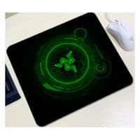 Килимок 200*240 тканинний RAZER 14, товщина 2 мм, колір Black / Green, Пакет