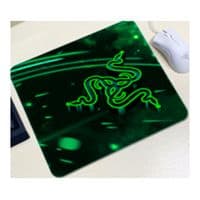 Килимок 200*240 тканинний RAZER 8, товщина 2 мм, колір Black / Green, Пакет
