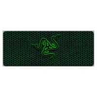 Килимок 400*900 тканинний RAZER 26 з боковою прошивкою, товщина 2 мм, колір Black / Green, Пакет