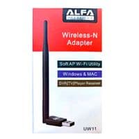 Бездротовий мережний адаптер з антеною Wi-Fi-USB LV-UW11RK-5DB RTL8188, 150Mbps, 2.4 GHz, Win10 / 8.1 / 8 / 7 / XP, Mac OSX 10.7~10.10 and Linux, Box