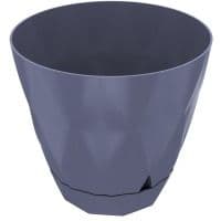 Цветочный горшок VIOLET HOUSE 0200 PRIZMA GREY с внут. сливом воды 5 л. (0200 PRIZMA GREY д/цветов с внутренним сливом воды 5 л.)