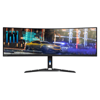 Монітор 44.5" 32:9 ігровий вигнутий VA РК, 5120х14 40, 1 мс, 170 Гц, AMD FreeSync, HDR400, PIP/PBP, K R45w-30