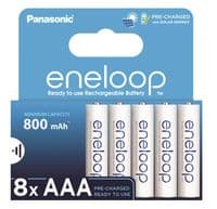 Panasonic Eneloop NI-MH AAA 800 мАг, 8 шт.