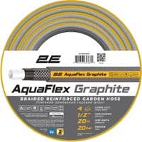 Шланг садовий 2Е AquaFlex Graphite 1/2" 20м 4 шари 20бар -10+50°C