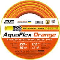 Шланг садовий 2Е AquaFlex Orange 1/2" 20м 4 шари 20бар -10…+60°C