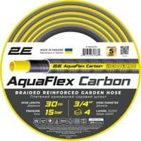Шланг садовий 2Е AquaFlex Carbon 3/4" 30м 4 шари 20бар -10…+60°C