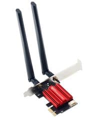 Мережева карта PCI-E x1, Fenvi PCE-AC1200S, WiFi 5 (до 1200 Mbps), Bluetooth 4.2, 2 зовнішні антени, радіатор