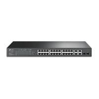 Коммутатор TP-LINK SL2428P 24xFE(24xPoE), 4xSFP, 250Вт, Некерованный