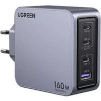 Зарядное устройство 4xUSB 160W GaN (3xType-C+USB-A) Nexode Pro серый X763 Ugreen