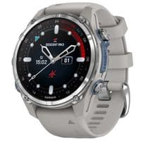 Смарт-часы Garmin Descent Mk3, 43mm, Passvtd Steel/Fog Gry, Dive Computer, GPS дайвинг компьютер (010-02753-04)