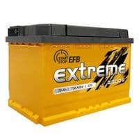 Аккумулятор автомобильный Extreme 6CT-78Аh EFB АзЭ (EEFB780)