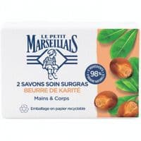 Тверде мило Le Petit Marseillais З олією Ши 2 x 100 г (3574661681108)
