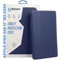 Чохол до планшета BeCover Tri Fold Hard Apple iPad Air 11" M2 2024 Deep Blue (711413)