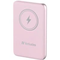 Магнитное беспроводное зарядное устройство для Verbatim Charge 'n' Go Power Bank ,10K mAh (PNK MCP-10PK)-светло-розовый