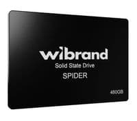 Твердотільний накопичувач 480Gb, Wibrand Spider, SATA3, 2.5", 3D TLC, 550/460 MB/s (WI2.5SSD/SP480GBST)