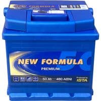 Аккумулятор автомобильный NEW FORMULA PREMIUM 50Ah (+/-) (480EN) (5502302210)