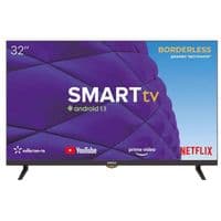 ТВ 32 Сателит 32H8001ST HD/T2/Android 13/2х10Вт/HDMI/USB/Wi-Fi/Черный