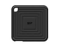 Внешний накопитель SSD, 256Gb, Silicon Power PC60, Black, Type-C (USB 3.2 Gen 2), 540/500 MB/s (SP256GBPSDPC60CK)