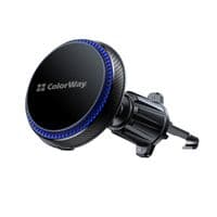 Бездротовий зарядний пристрій СolorWay MagSafe 360° Air Vent 15W Black(CW-CHMW041Q-BK)