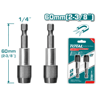 Акс.інстр TOTAL TAC462601 Магнітний тримач для біт, L = 60мм, 2шт.