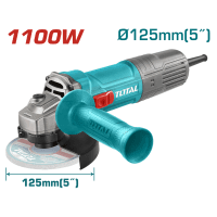УШМ TOTAL TG11012536 кутова, 1100Вт, 125мм, 12000об/хв.