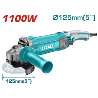 УШМ TOTAL TG11012556 кутова, 1100Вт, 125мм, 12000об/хв.