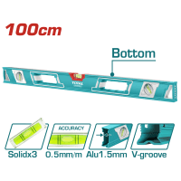Рівень TOTAL TMT210086 1000 мм, 3 вічка
