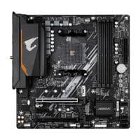 Материнська плата sAM4 AMD B550 HDMI/DVI 2xM.2 GbE  Lan mATX B550M AORUS ELITE AX
