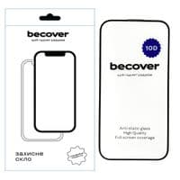 Стекло защитное BeCover Apple iPhone 14 Pro 10D Black (711327)