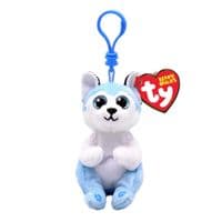 Мягкая игрушка Ty брелок Beanie Bellies Хаски Thunder 12 см (43105)