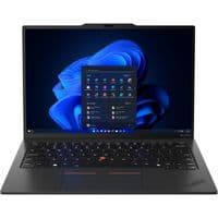 Ноутбук Lenovo ThinkPad X1 Carbon G12 / 14" WUXGA (1920x1200) AG 400N 100% sRGB / CORE Ultra 7 155U (1,7 - 4,8 ГГц 12C 14T, Intel AI Boost ) / 1x32 ГБ (4X64GX32) LP5X 7500, без можливості оновлення / 1 ТБ SSD M.2 2280 G4P TLC OP, One sl от / ІНТЕГРОВАНА ГРАФІКА / Windows 11 Pro / 3Y COURIER / CARRYIN / INT AX211_2X2AX 6E+BT VPRO MB / ПРИСТРІЙ ЗЧИТУВАННЯ ВІДБИТКІВ ПАЛЬЦІВ, CLICKPAD NFC WWAN / Камера FHD 1080p + ІЧ-дискретна, із закритою шторкою, фіксований фокус / БЕЗ MICROSOFT OFFICE / Стереодинаміки, 2 Вт x2 , Dolby Atmos / Integrated Li-Polymer 57Wh батарея, підтримує Rapid Charge / LED підсвічування KB FPR UKR / 65W USB-C 3PIN EU / 1,08 кг / ЧОРНИЙ