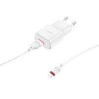 Зарядний пристрій BOROFONE BA48A Orion single port charger set(iP) White
